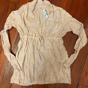 NWT Old Navy Brown Sweater Small Cardigan